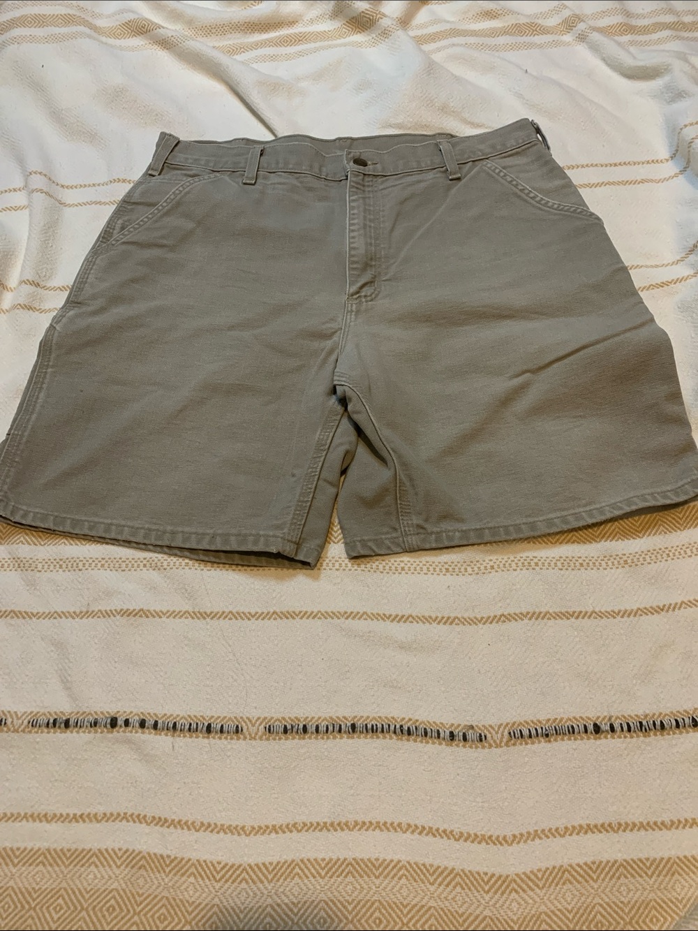 Carhartt Canvas Carpenter Shorts Size 36